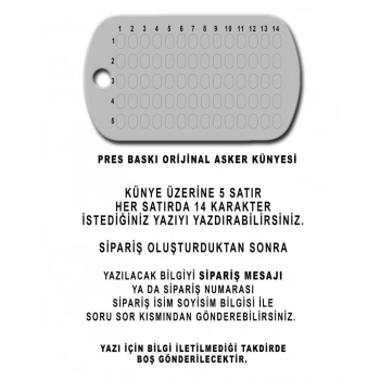 KÜNYE VE YAZIMI