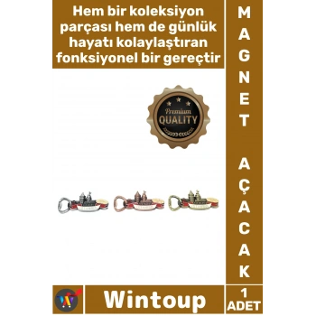 #MagnetAçacak Dekoratif Hediyelik Şişe Açacağı Turistik Metal İstanbul Temalı Yöresel Magnet Açacak