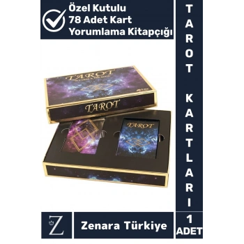 Manevi Ruhsal Rehberlik Kader Yorumlama Kitapçıklı ÖZEL KUTULU 78 Adet TAROT KARTLARI