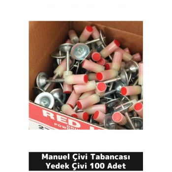 Manuel Çivi Tabancası Yedek Çivi 100 Adet