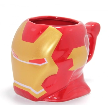Marvel Iron Man Kabartmalı Kask Tasarımlı Kupa Bardak