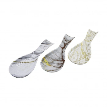 Mermer Desenli Kepçe Altlığı - Melamin - Karışık Model - Leke Tutmaz