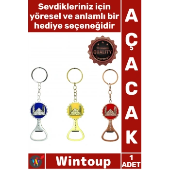 #Açacak Mıknatıslı Hediyelik Hatıra Pratik Şık Tasarım Magnet Metal Sultanahmet Anahtarlık Açacak