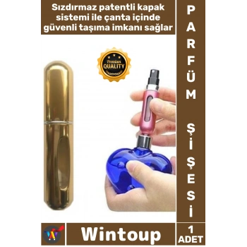 #Parfüm Seyahat Tipi Cep Boy Doldurulabilir Alüminyum Gövde Sprey Mini Dolabilir Parfüm Şişesi 5 ML
