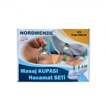 Nais 12'Li hacamat masaj kupa seti