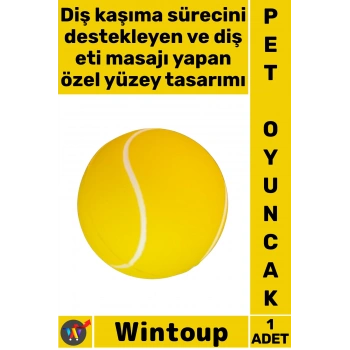 #KediTopu Kedi Köpek Isırma Diş Kaşıma Sağlam Dayanıklı Eğitici Nunbell Evcil Hayvan Mini Oyun Topu