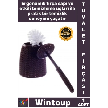 #Fırça Dekoratif Tasarım Sağlam Sert Plastik Malzeme Kaliteli Banyo Aksesuarı Örgü Tuvalet Fırçası