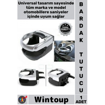 #BardakTutucu Araç İçi İçecek Ayarlanabilr Havalandırma Universal Ergonomik Sağlam Oto Bardak Tutucu