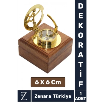 Özel Model Erkek Arkadaş Sevgili Özel Gün Koleksiyon Hediye Ev Denizci PİRİNÇ Şık Ahşap Kutu PUSULA