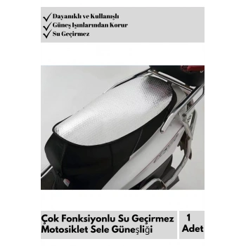 Özel Seri Su Geçirmez Kolay Kullanım Dayanıklı Uzun Ömürlü Motosiklet Sele Güneşliği 60*35 Cm