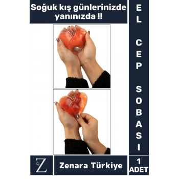 Özel Tasarım El Isıtıcısı Kamp Outdoor Gündelik Sevgiliye Hediye Çok Şık Sihirli Jel KALP Cep Sobası