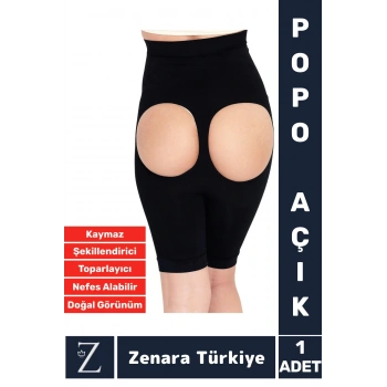 Özel Üretim Gündelik İç Göstermez Kaymaz Vücut Şekillendiren Sıkılaştıran Toparlayan Popo Açık Korse
