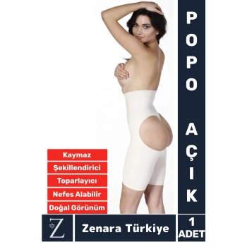 Özel Üretim Gündelik İç Göstermez Kaymaz Vücut Şekillendiren Sıkılaştıran Toparlayan Popo Açık Korse