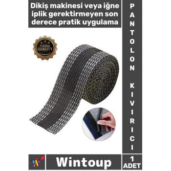 #PantolonKıvırma Dikişsiz Pratik Ütüyle Yapışan Esnek Kendinden Yapışkanlı Pantolon Kıvırma Şeridi