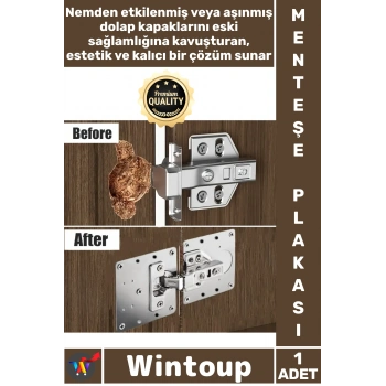 #MenteşeOnarım Mutfak Dolabı Kapak Tamir Mobilya Montaj Seti Paslanmaz Çelik Menteşe Onarım Plakası