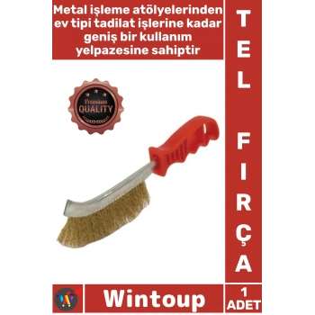 Plastik Saplı Tel Fırça