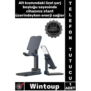 #TelefonTutucu Ayarlanabilir Katlanabilir Yükseklik Açılı Ofis Stand Masaüstü Telefon Tablet Tutucu