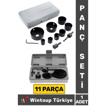 Premium Ağaç Kesme Testere Matkap Ucu Takımı Alçıpan Tavan Kesme 11 Parça PANÇ SETİ