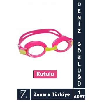 Premium Ayarlanabilir Kayış Su Geçirmez UV Koruma Silikon Plastik Anti-Fog Kutu Çocuk DENİZ GÖZLÜĞÜ