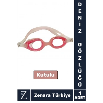 Premium Ayarlanabilir Kayış Su Geçirmez UV Koruma Silikon Plastik Anti-Fog Kutu Çocuk DENİZ GÖZLÜĞÜ