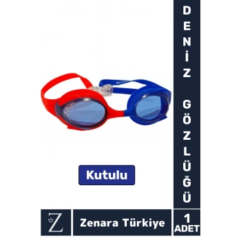 Premium Ayarlanabilir Kayış Su Geçirmez UV Koruma Silikon Plastik Anti-Fog Kutu Çocuk DENİZ GÖZLÜĞÜ