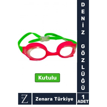 Premium Ayarlanabilir Kayış Su Geçirmez UV Koruma Silikon Plastik Anti-Fog Kutu Çocuk DENİZ GÖZLÜĞÜ