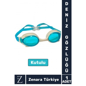 Premium Ayarlanabilir Kayış Su Geçirmez UV Koruma Silikon Plastik Anti-Fog Kutu Çocuk DENİZ GÖZLÜĞÜ