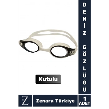 Premium Ayarlanabilir Kayışlı Su Geçirmez UV Koruma Silikon Plastik Anti-Fog Kutulu DENİZ GÖZLÜĞÜ