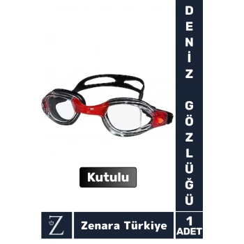 Premium Ayarlanabilir Kayışlı Su Geçirmez UV Koruma Silikon Plastik Anti-Fog Kutulu DENİZ GÖZLÜĞÜ