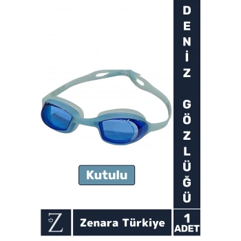 Premium Ayarlanabilir Kayışlı Su Geçirmez UV Koruma Silikon Plastik Anti-Fog Kutulu DENİZ GÖZLÜĞÜ