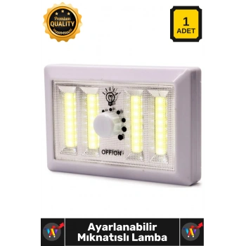#Lamba Cob Led Pilli Kamp Masa Üstü Askılı Dimmerli Işık Seviyesi Ayarlanabilir Mıknatıslı Lamba