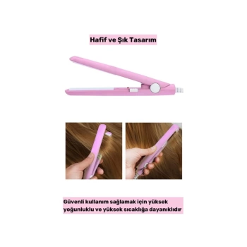 Premium Seri Seyahat Tipi Taşınabilir Mini Saç Düzleştirici