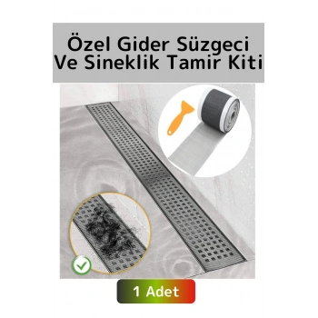 Premium Seri Suya Dayanıklı Gider Süzgeci Sineklik Tamir Kiti Bant 0.55 Mm 12 Cm X 4 Metre 1 Adet