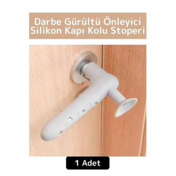 Premium Yüksek Kaliteli Darbe Hasar Gürültü Önleyici Anti Çarpışma Silikon Kapı Kolu Stoperi 1 Adet
