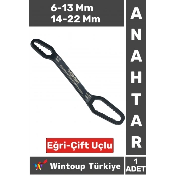 Premium Yüksek Kaliteli Tamir Montaj Sıkma 6-13 Mm 14-22 Mm Çoklu Çift Uçlu Eğri Anahtar