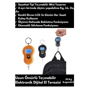 Profesyonel Dijital El Tartısı Ekstra Hassas 50kg Kapasiteli El Kantarı