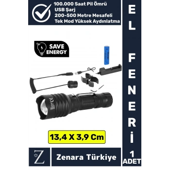 Profesyonel Kamp Avcı Güvenlik Okul Deprem Balıkçı Tek Mod Güçlü Aydınlatma Mini