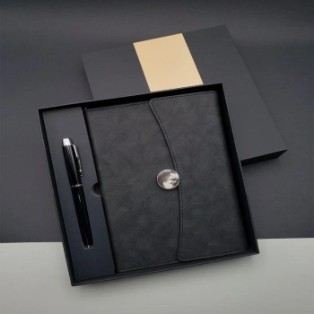 Promosyon Defter Kalem Seti Siyah Renk