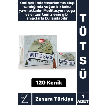 Rahatlama Arınma Dinginlik Meditasyon Yoga Chakra Pozitif Enerji Hoş Kokulu KONİK TÜTSÜ 120 Adet