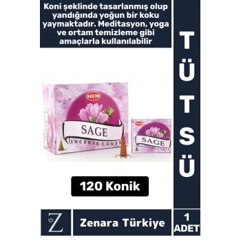 Rahatlama Arınma Dinginlik Meditasyon Yoga Chakra Pozitif Enerji Hoş Kokulu KONİK TÜTSÜ 120 Adet