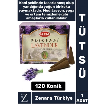 Rahatlama Arınma Dinginlik Meditasyon Yoga Chakra Pozitif Enerji Hoş Kokulu KONİK TÜTSÜ 120 Adet