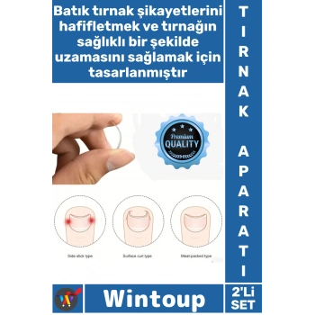 #TırnakAparatı Pedikür Bakım Düzeltici Sağlıklı Konforlu Ayak Tırnak Batmasını Önleyen Metal Aparat