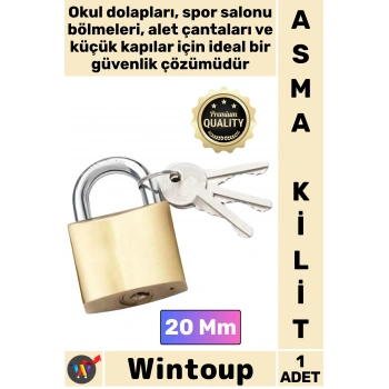 #Kilit Çelik Gövde Güvenlik Kilidi Dayanıklı Koruma Emniyetli Sağlam Mekanizma Sarı Asma Kilit 20 Mm