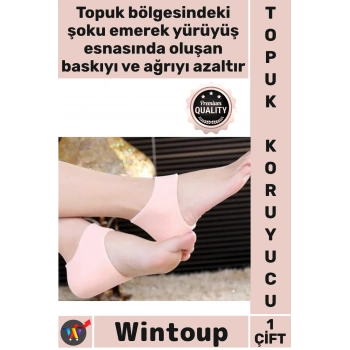 #TopukKoruyucu Jel Desteği Nasır Önleyici Nemlendirici Gece Ayak Bakım Silikon Topuk Koruyucu Gömlek