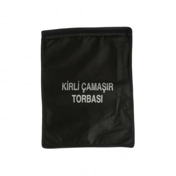 Single Sword Fermuarlı Bedelli & Acemi Asker Kirli Çamaşır Torbası, Siyah