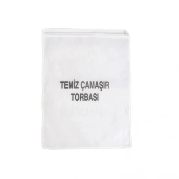 Single Sword Fermuarlı Bedelli & Acemi Asker Temiz Çamaşır Torbası, Beyaz
