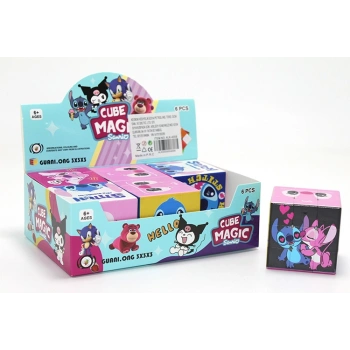 Stitch Baskılı Zeka Küpü - Karakter Tasarımlı Küp Oyuncak Alk4008