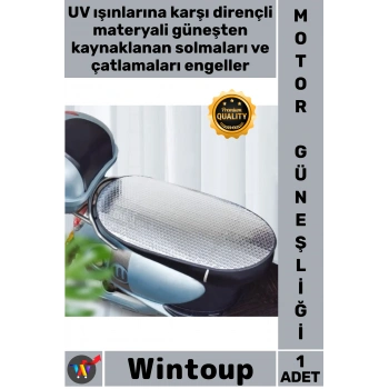 #Sele Universal Motor Kılıfı Isı Yalıtımlı UV Işını Dayanıklı Su Geçirmez Motosiklet Sele Güneşliği