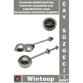 #Süzgeç Kaliteli Hijyenik Dayanıklı Uzun Ömürlü Mutfak Gereci Paslanmaz Çelik Pratik Şık Çay Süzgeci