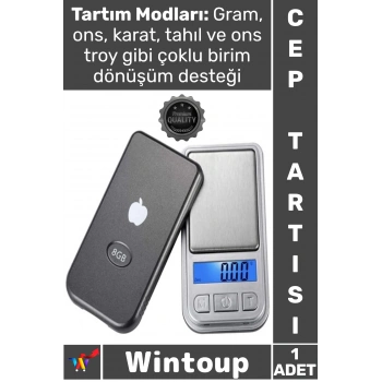 #Tartı Dijital Şık Mini Ipod Görünümlü Hassas Cep Terazisi Tartı 200 Gram Kapasite 0.01 Hassasiyet